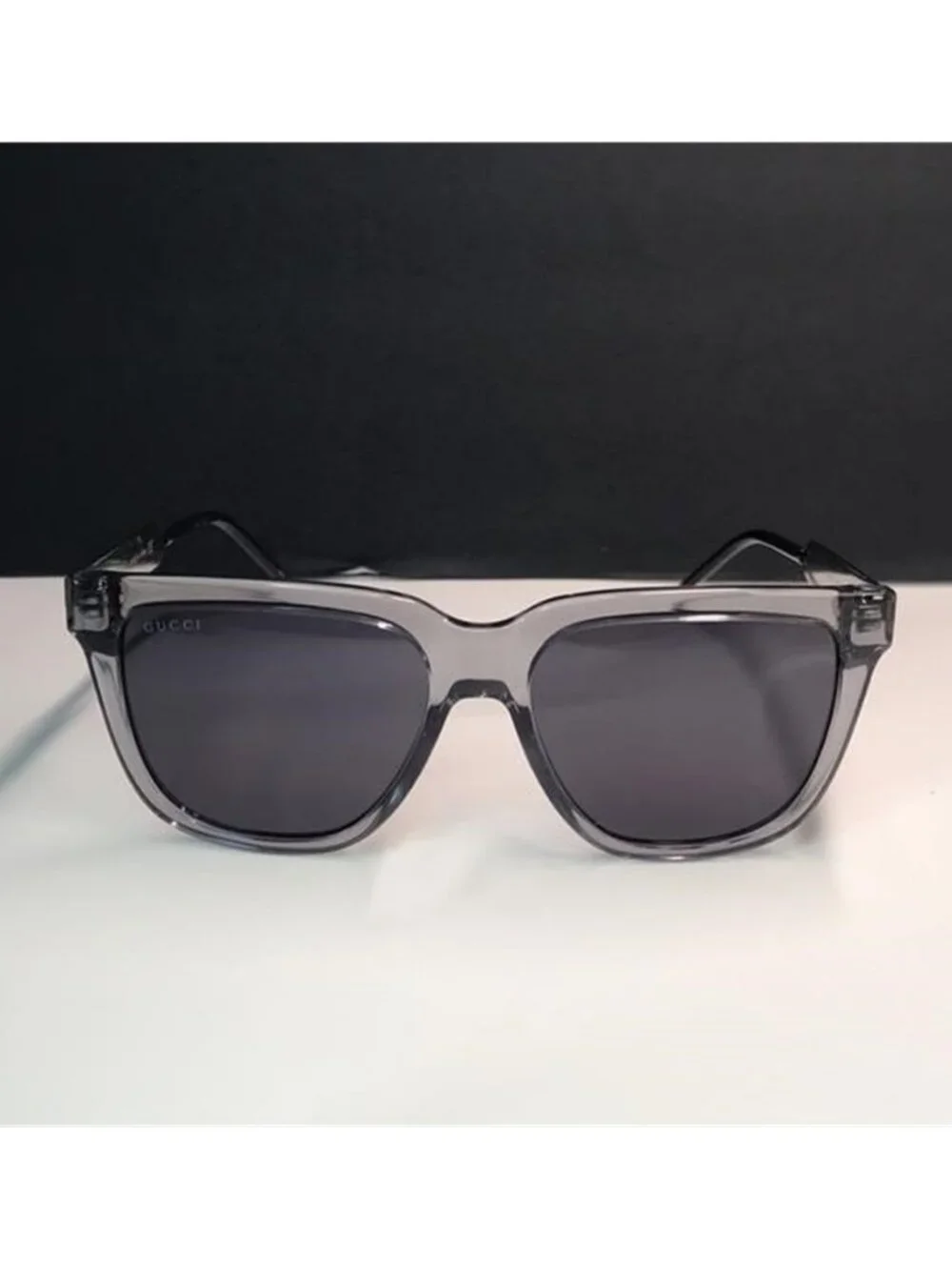 💯 Authentic - New GUCCI GG0976S 001 transparent